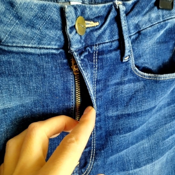 Frame Le Crop Mini Boot High-Rise Stretch Boot-Cut Jeans sz 30 - Picture 5 of 10